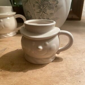 Charming White Snowman Mug #1